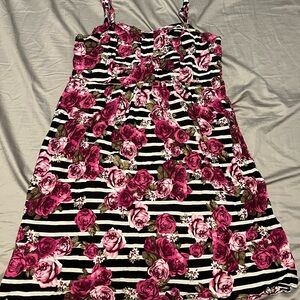 Torrid size 2 Black and White Sleeveless Sundress